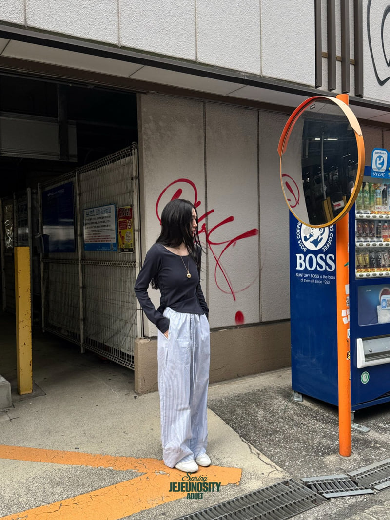 Jejeunosity - Korean Women Fashion - #momslook - Stella Line Pants - 2