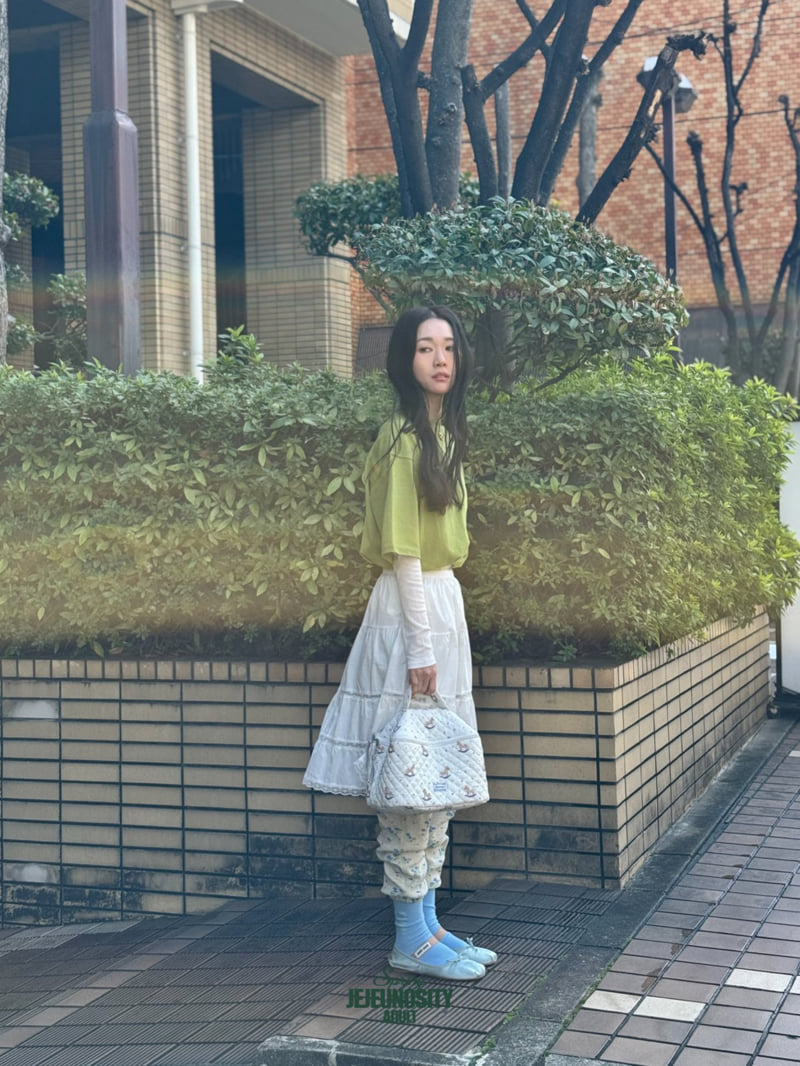 Jejeunosity - Korean Women Fashion - #momslook - Soft Crop Tee - 10