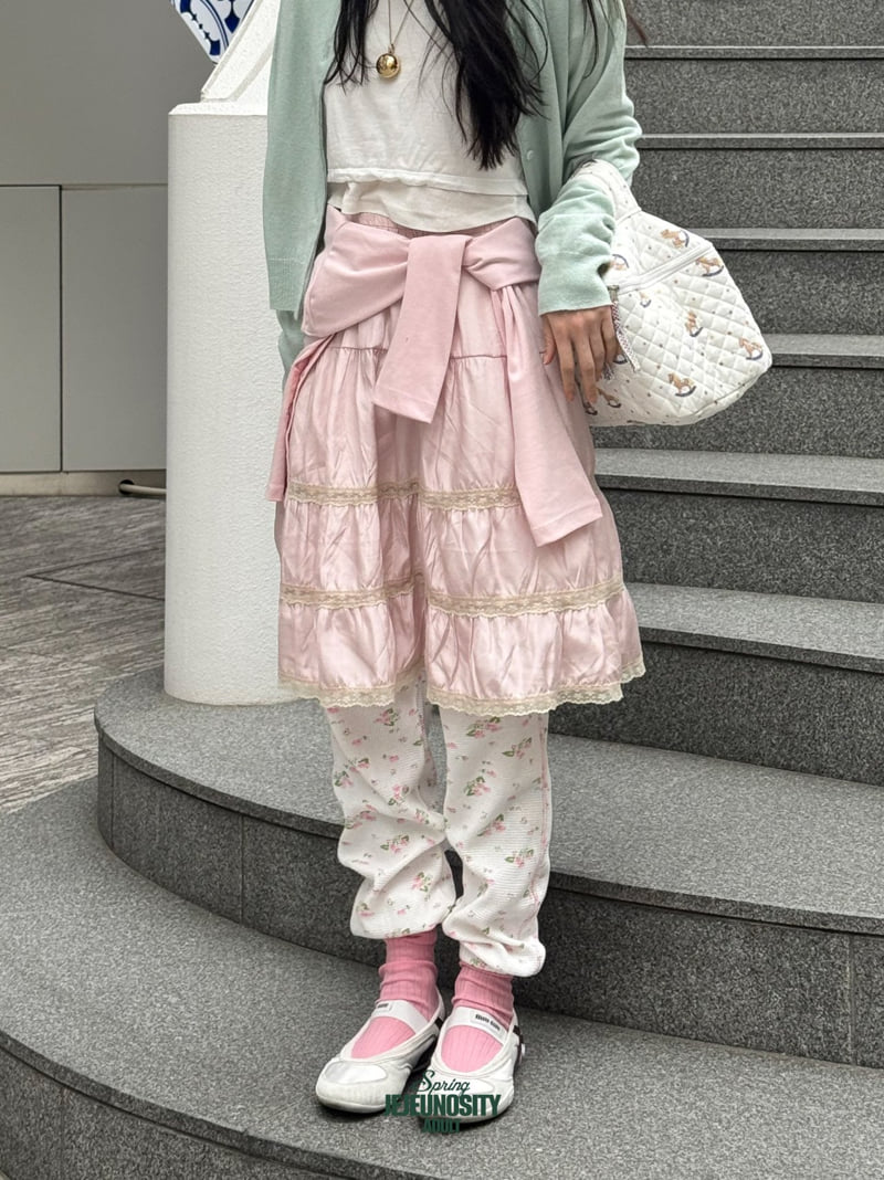 Jejeunosity - Korean Women Fashion - #romanticstyle - Garden Jogger Pants - 12