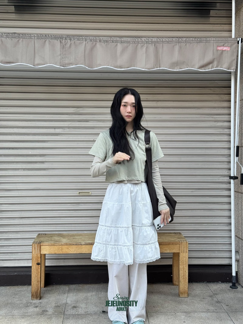 Jejeunosity - Korean Women Fashion - #thelittlethings - Modern Tee - 5