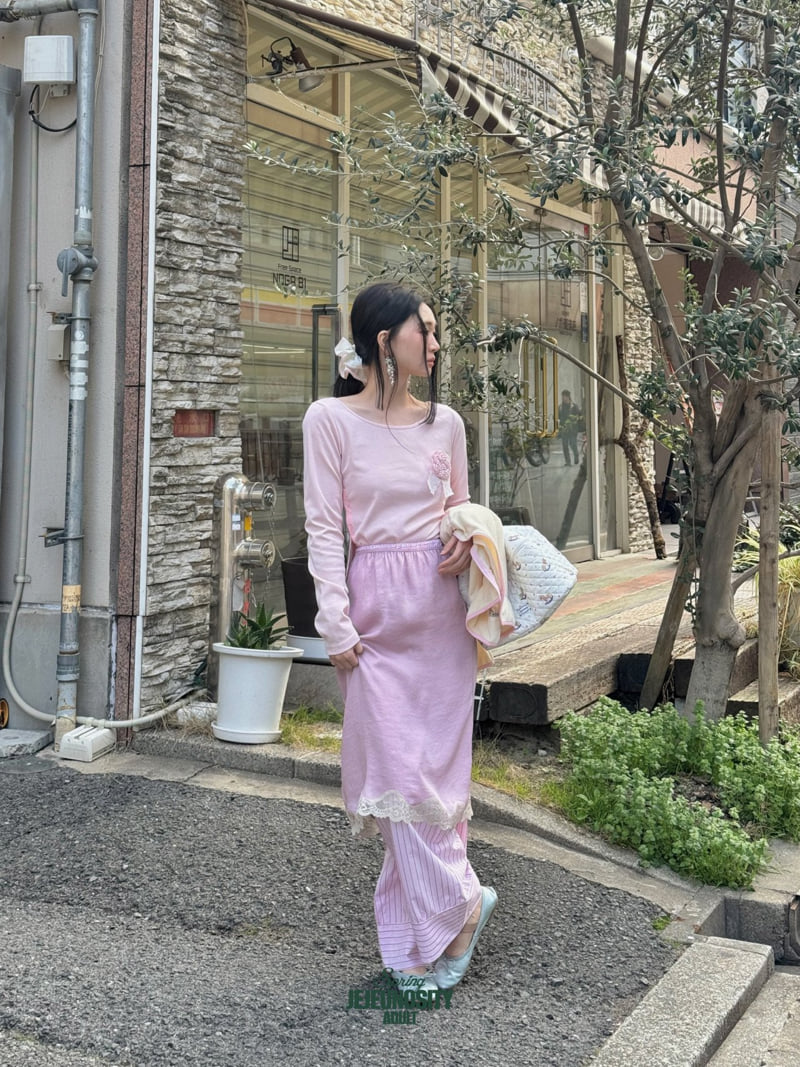 Jejeunosity - Korean Women Fashion - #thatsdarling - Slim Button Tee - 4