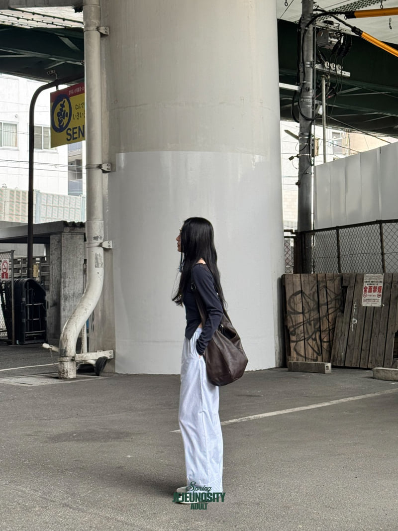Jejeunosity - Korean Women Fashion - #vintageinspired - Stella Line Pants - 6