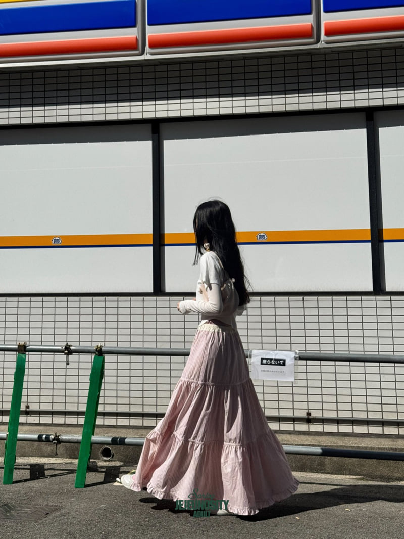 Jejeunosity - Korean Women Fashion - #vintageinspired - Picnic Skirt - 5