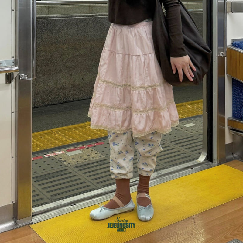 Jejeunosity - Korean Women Fashion - #vintagekidsstyle - Garden Jogger Pants - 9