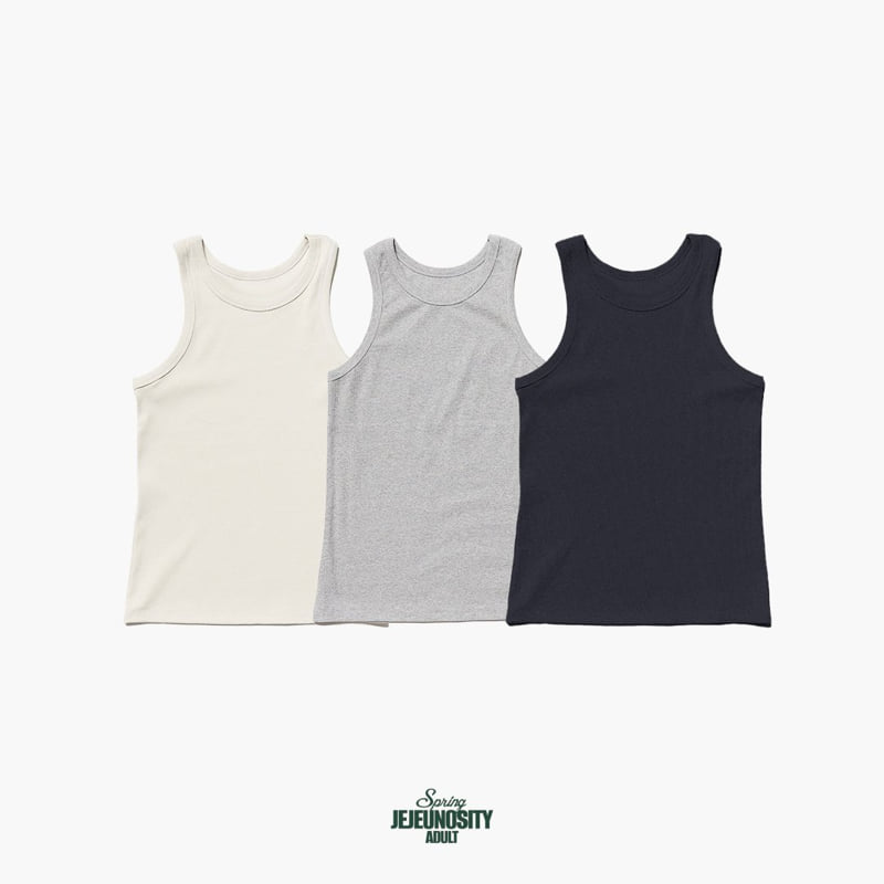 Jejeunosity - Korean Women Fashion - #vintagekidsstyle - Modern Sleeveless Top
