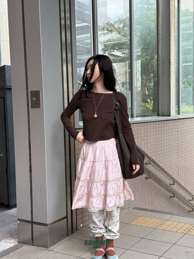 Jejeunosity - Korean Women Fashion - #womensfashion - Soft Crop Tee - 11