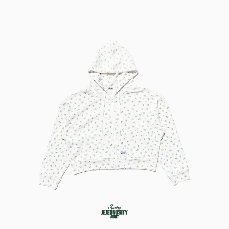 Jejeunosity - Korean Women Fashion - #womensfashion - Waffle Flower Hoodie