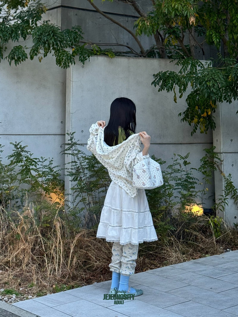 Jejeunosity - Korean Women Fashion - #womensfashion - Waffle Flower Hoodie - 11