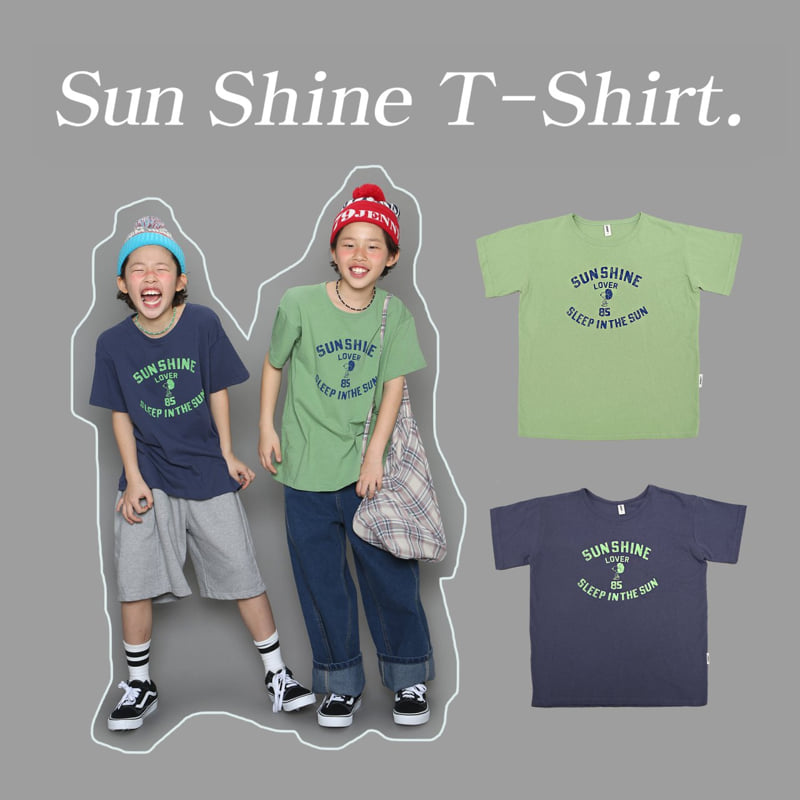 Jenny Basic - Korean Children Fashion - #littlefashionista - Sunshine Tee