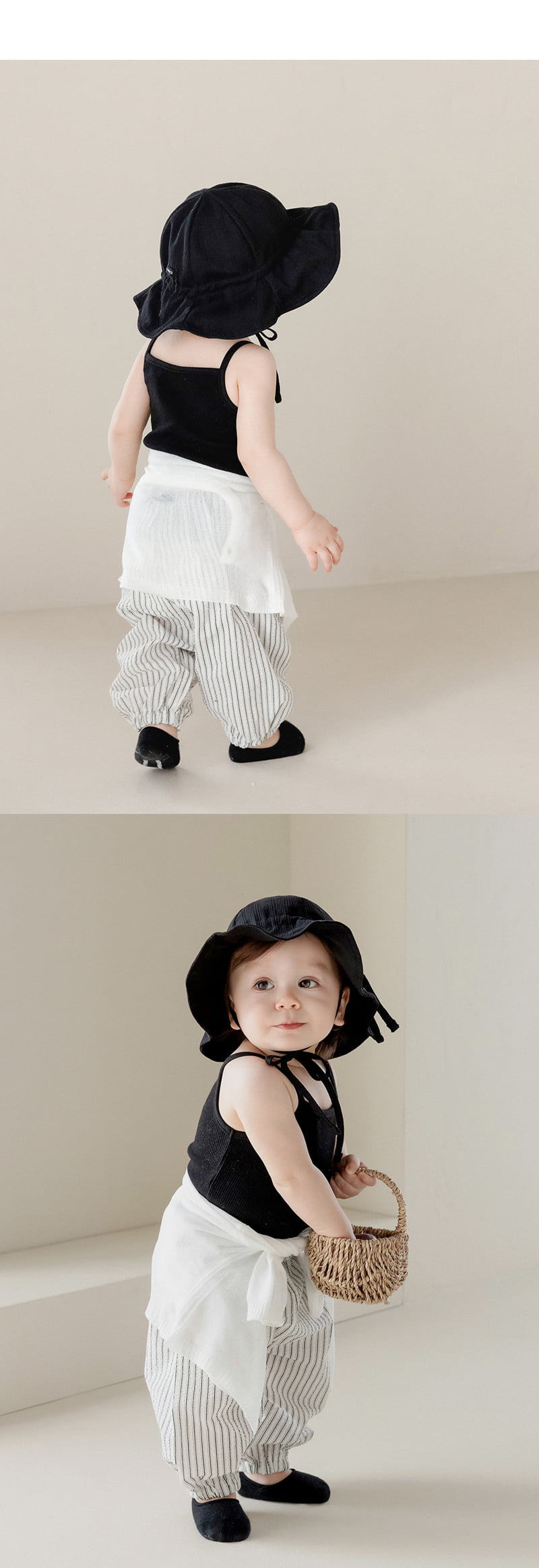Kids Clara - Korean Baby Fashion - #babyboutique - Pure Basic Ribbed Sleeveless Tee 2P Set - 6