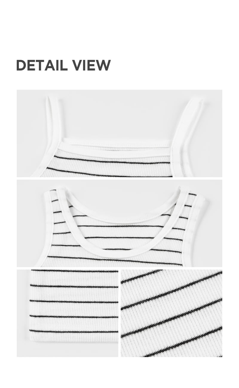 Kids Clara - Korean Baby Fashion - #babyboutique - Pure Basic Ribbed Sleeveless Tee 2P Set - 7