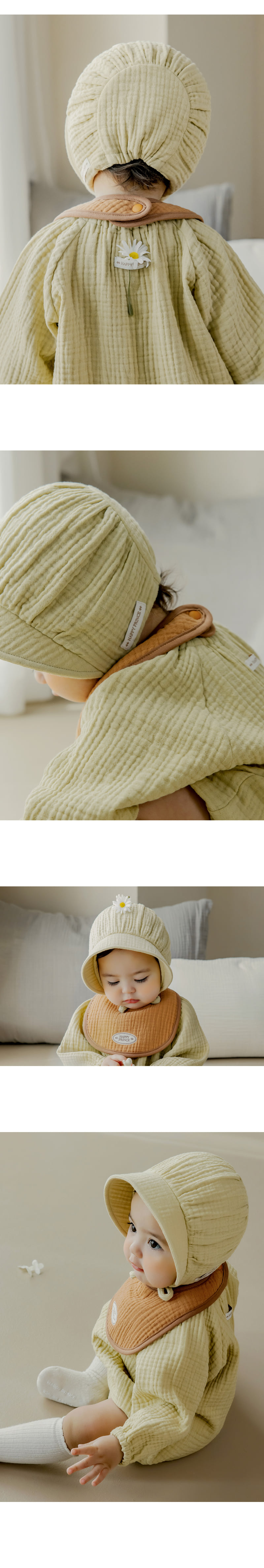 Kids Clara - Korean Baby Fashion - #babyboutiqueclothing - Happy Bebe Yoru Bonnet - 8