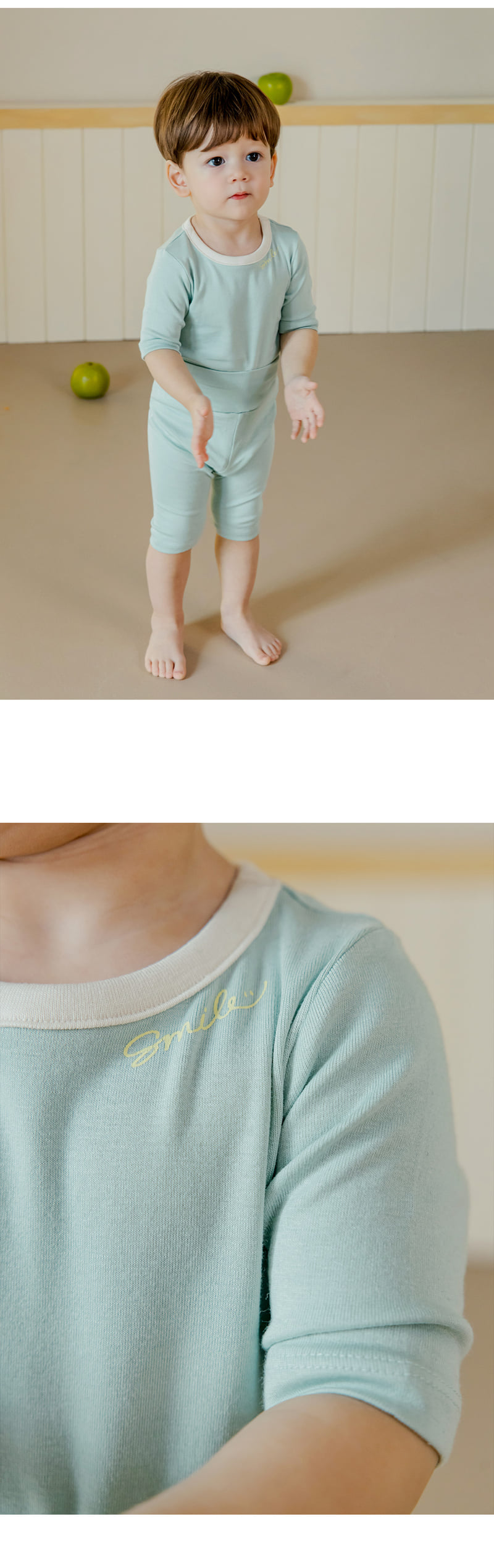Kids Clara - Korean Baby Fashion - #babyboutiqueclothing - Smile Comfy Belly Baby Easywear - 3
