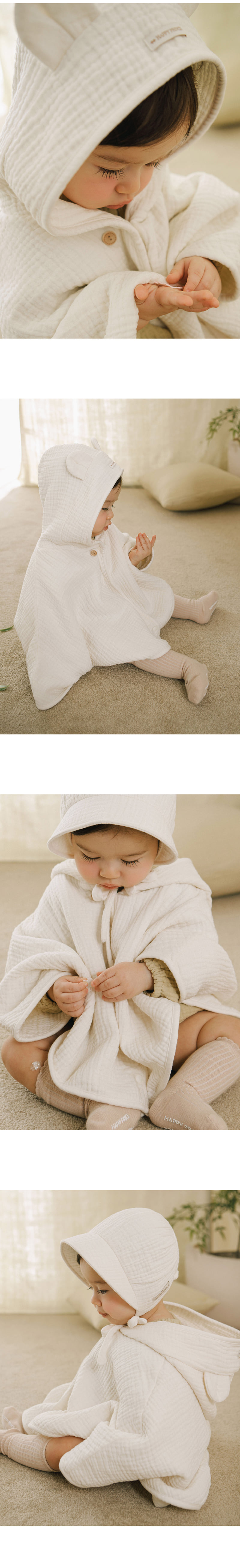 Kids Clara - Korean Baby Fashion - #babyclothing - Happy Bebe Yoru Cape - 5
