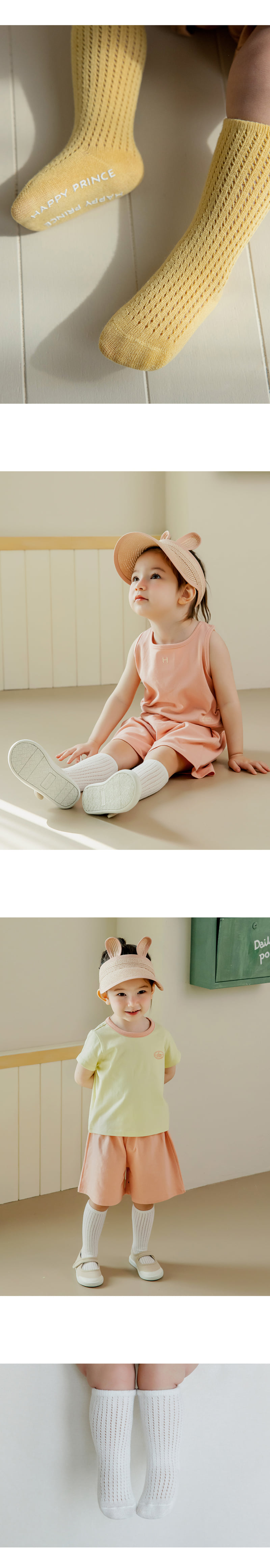 Kids Clara - Korean Baby Fashion - #babyclothing - Sand Summer Knee Socks (set of 5) - 3