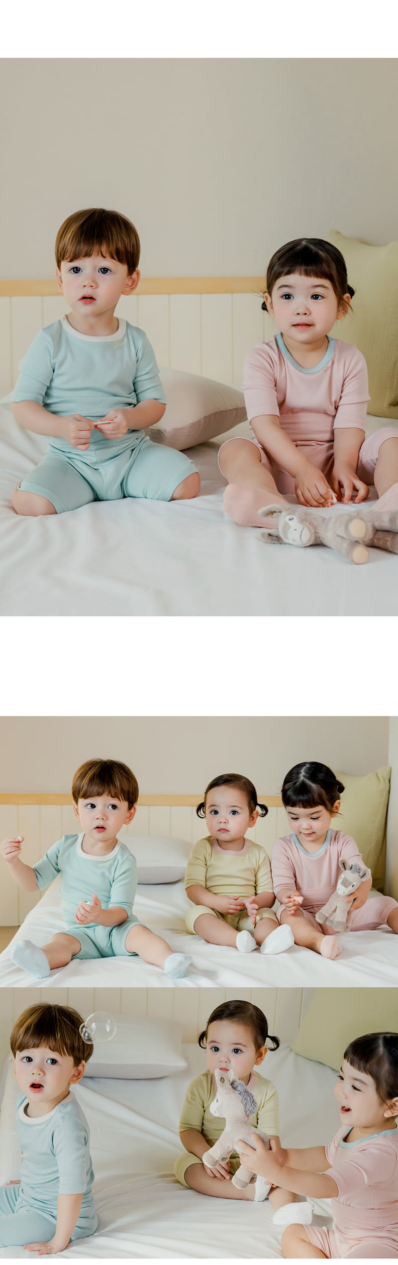 Kids Clara - Korean Baby Fashion - #babyboutiqueclothing - Smile Comfy Belly Baby Easywear - 4