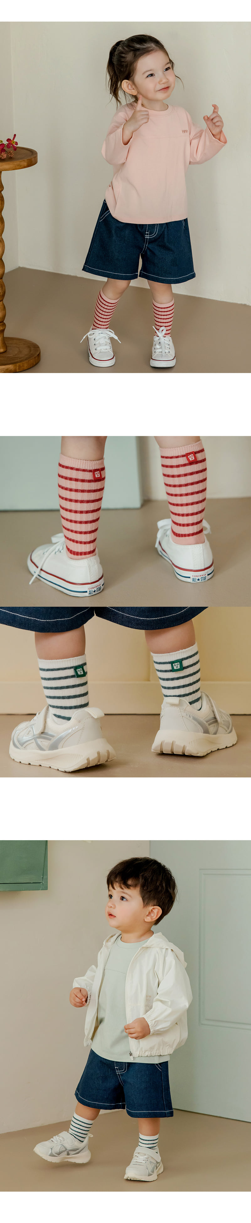 Kids Clara - Korean Baby Fashion - #babyfever - Flip Summer Socks (set of 5) - 3