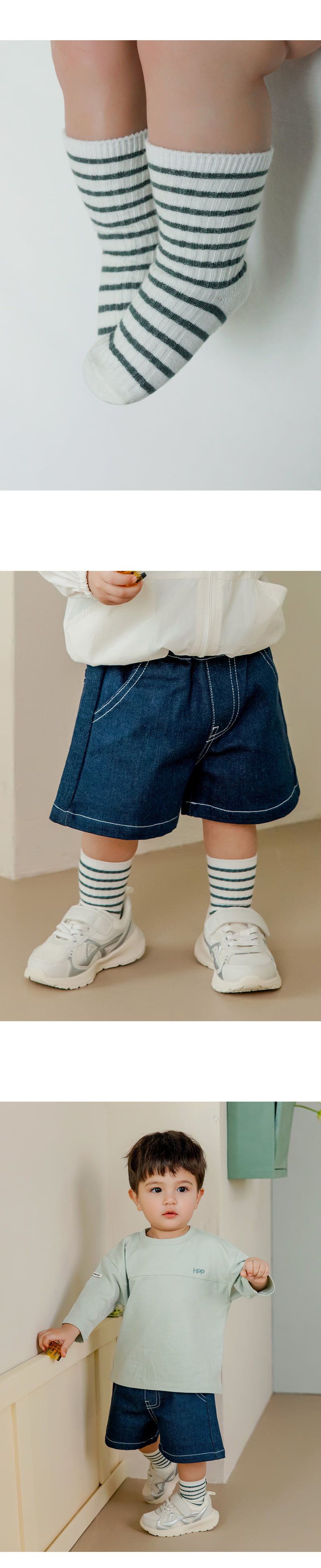 Kids Clara - Korean Baby Fashion - #babyfever - Flip Summer Socks (set of 5) - 4