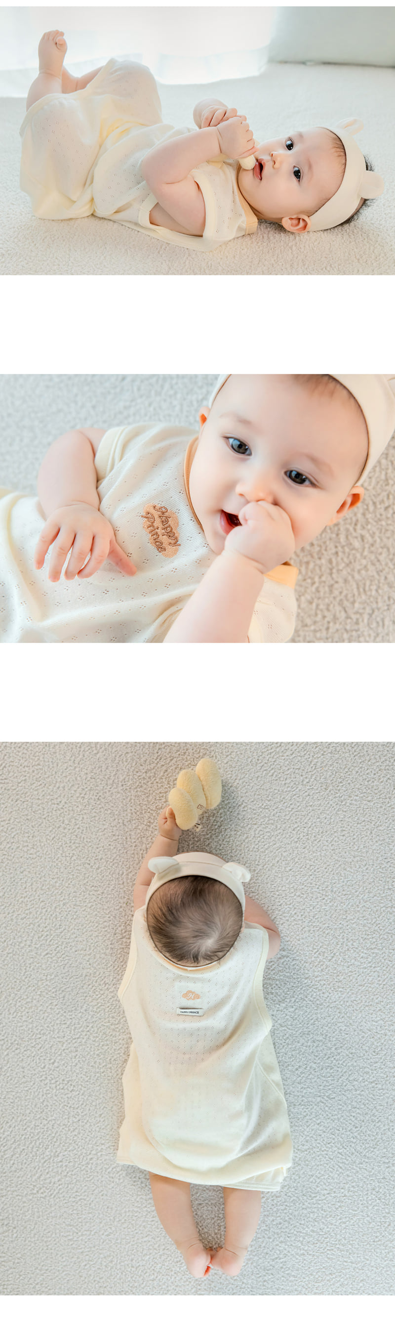 Kids Clara - Korean Baby Fashion - #babygirlfashion - Lef Baby Sleeping Vest - 3