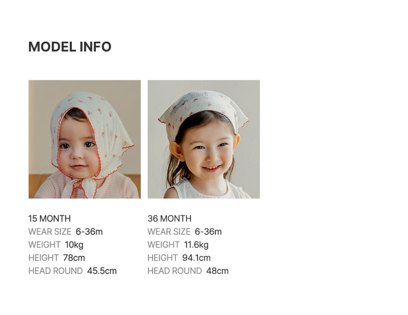 Kids Clara - Korean Baby Fashion - #babylifestyle - Shuri Baby Hair Kerchief (set of 5) - 9