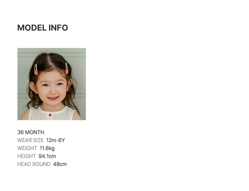 Kids Clara - Korean Baby Fashion - #babylifestyle - Elva Hairpin Set (set of 5) - 8