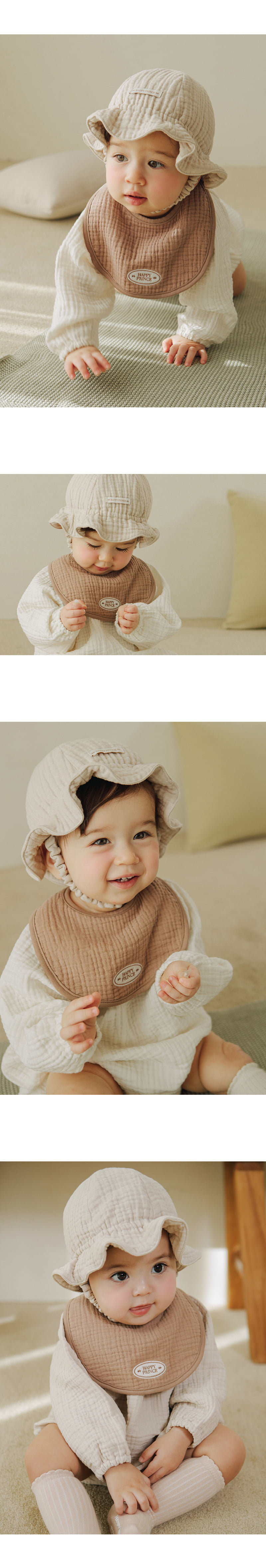 Kids Clara - Korean Baby Fashion - #babyoninstagram - Loving Yoru Baby Bib 3-Piece Set (Shopping Bag Included) - 6
