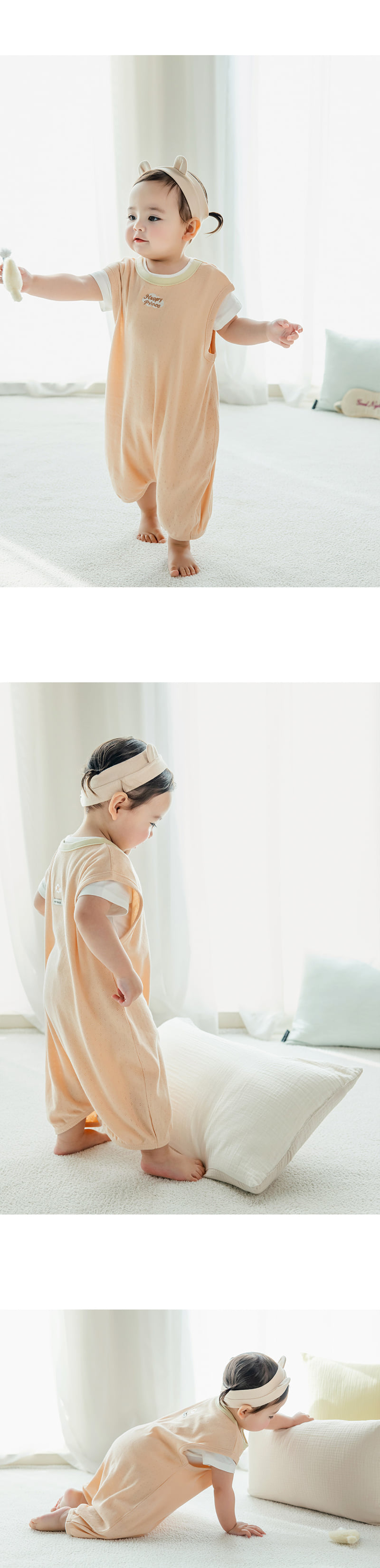 Kids Clara - Korean Baby Fashion - #babyoninstagram - Lef Baby Sleeping Vest - 5