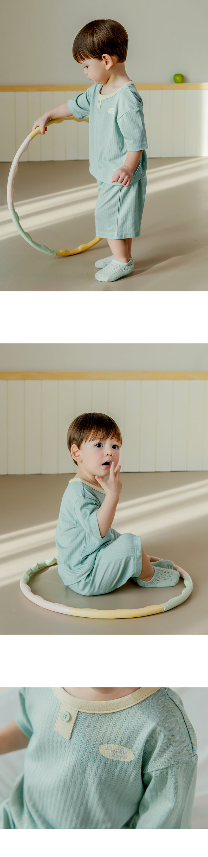 Kids Clara - Korean Baby Fashion - #babyoninstagram - Leaf Baby Easywear - 3