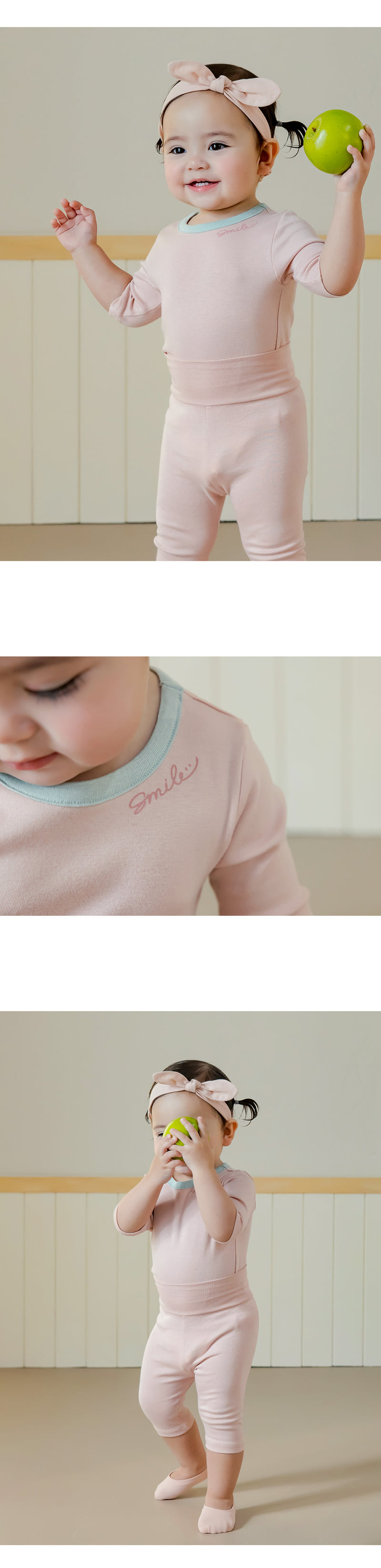 Kids Clara - Korean Baby Fashion - #babyoninstagram - Smile Comfy Belly Baby Easywear - 9