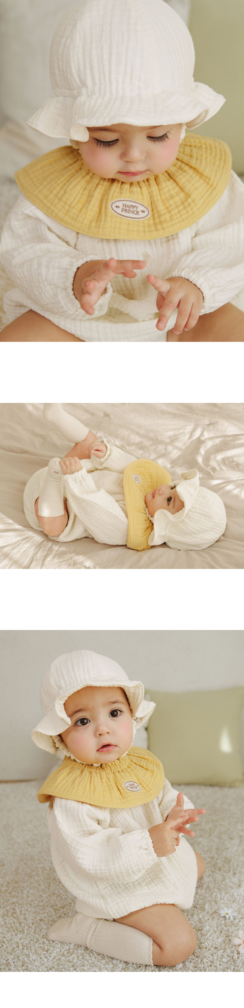Kids Clara - Korean Baby Fashion - #babyootd - Loving Yoru Rolling Bib (set of 5) - 5