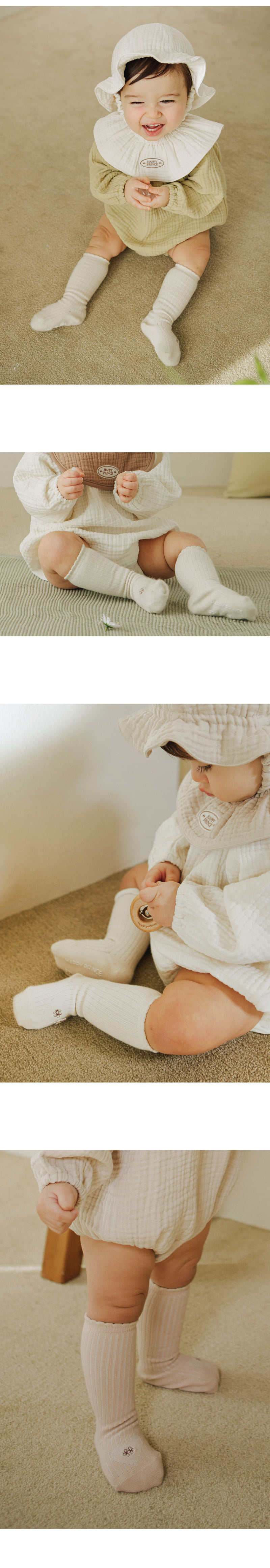 Kids Clara - Korean Baby Fashion - #babyootd - Loving Baby Knee-High Socks (set of 5) - 3