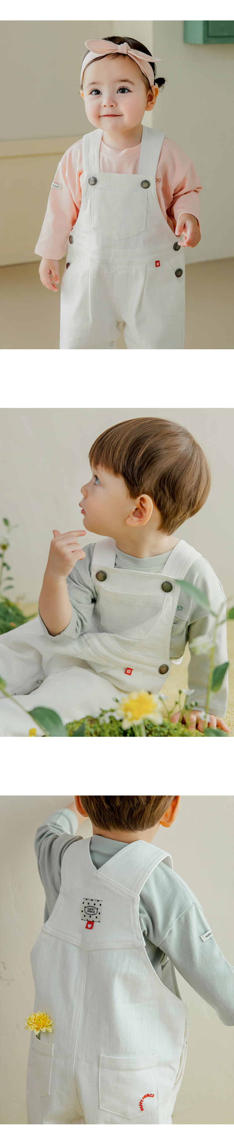 Kids Clara - Korean Baby Fashion - #babyootd - Lev Baby Overalls - 3
