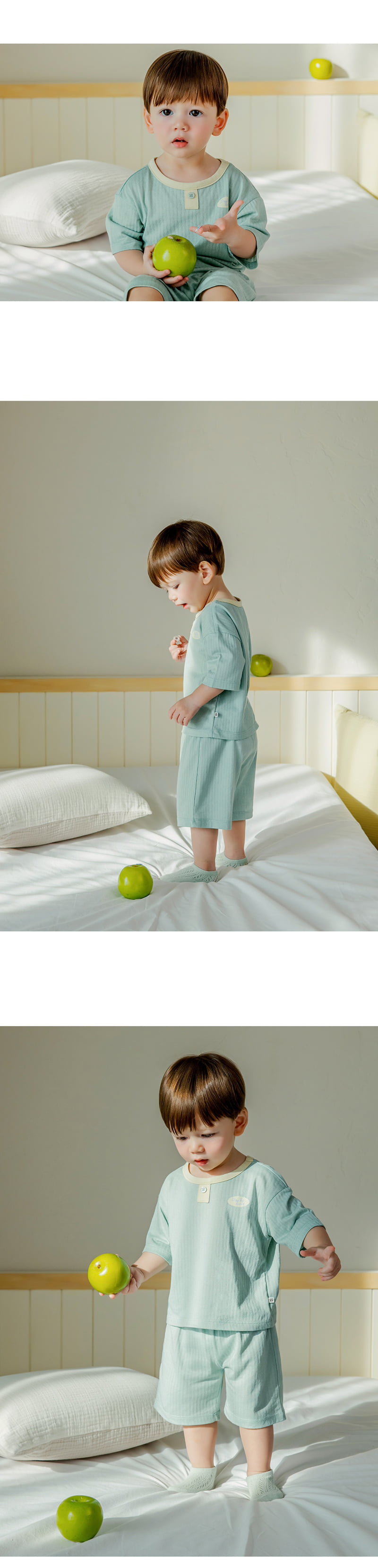 Kids Clara - Korean Baby Fashion - #babyoninstagram - Leaf Baby Easywear - 4