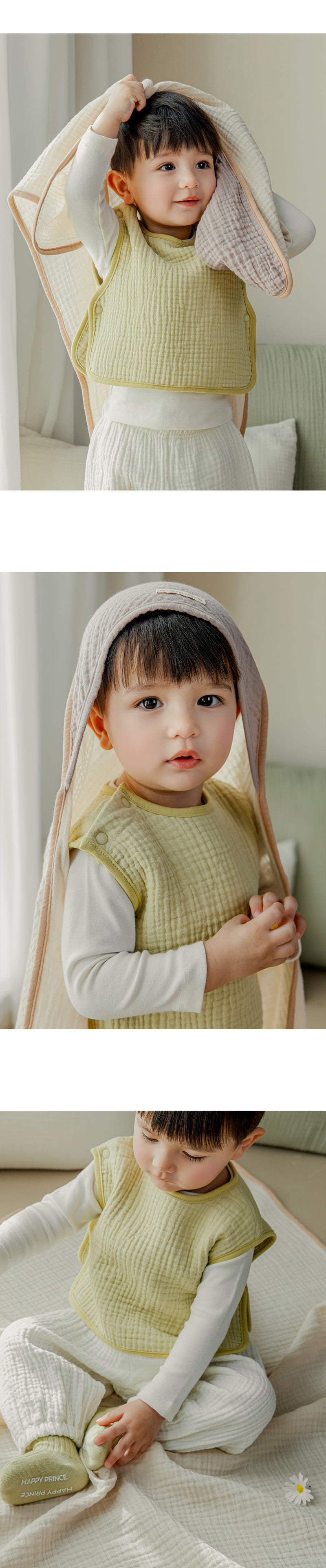 Kids Clara - Korean Baby Fashion - #babyoutfit - Loving Yoru Big Bib (set of 5) - 8