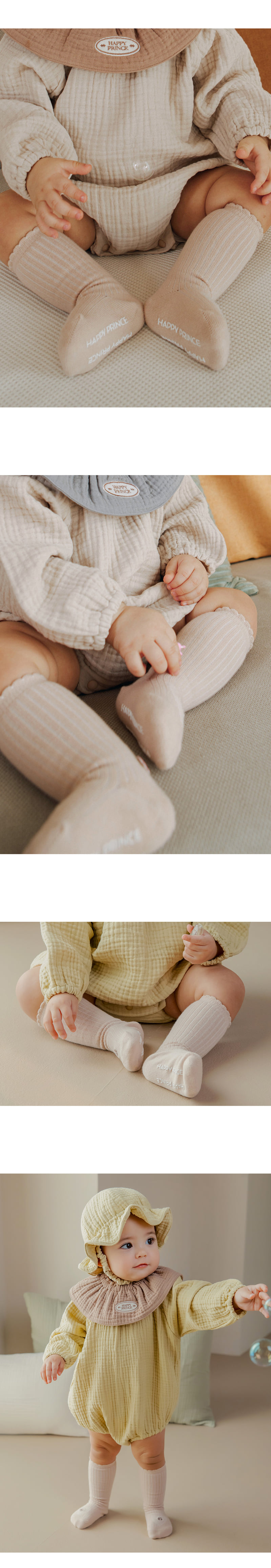 Kids Clara - Korean Baby Fashion - #babyootd - Loving Baby Knee-High Socks (set of 5) - 4