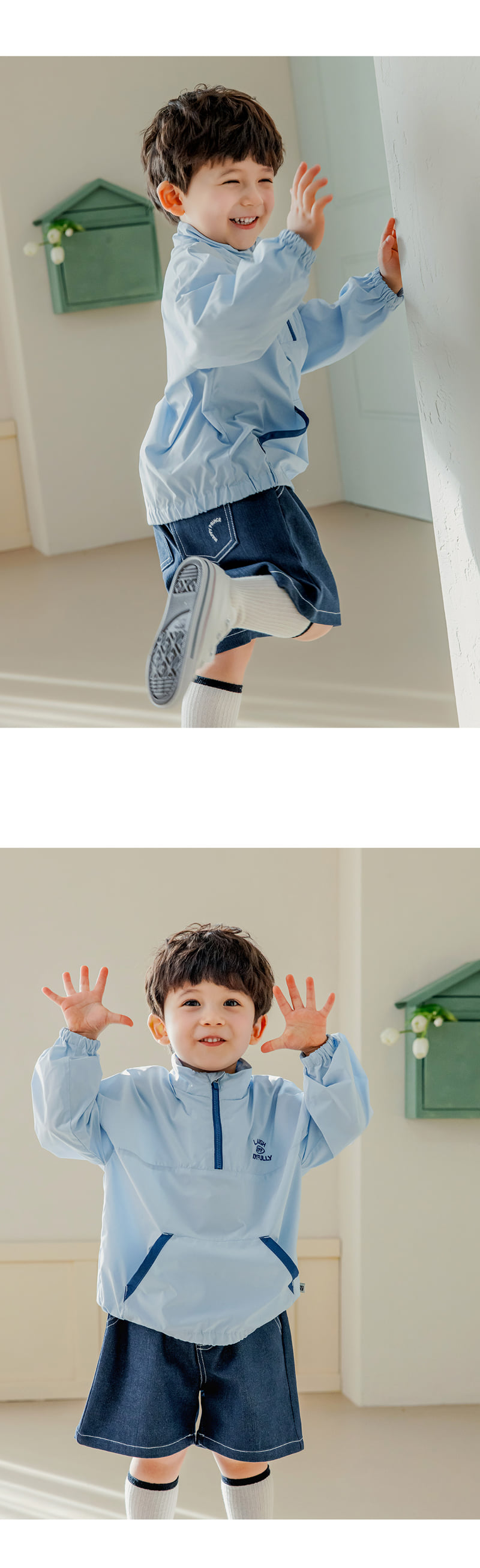 Kids Clara - Korean Baby Fashion - #babyoutfit - Vito Wide Denim Shorts - 9