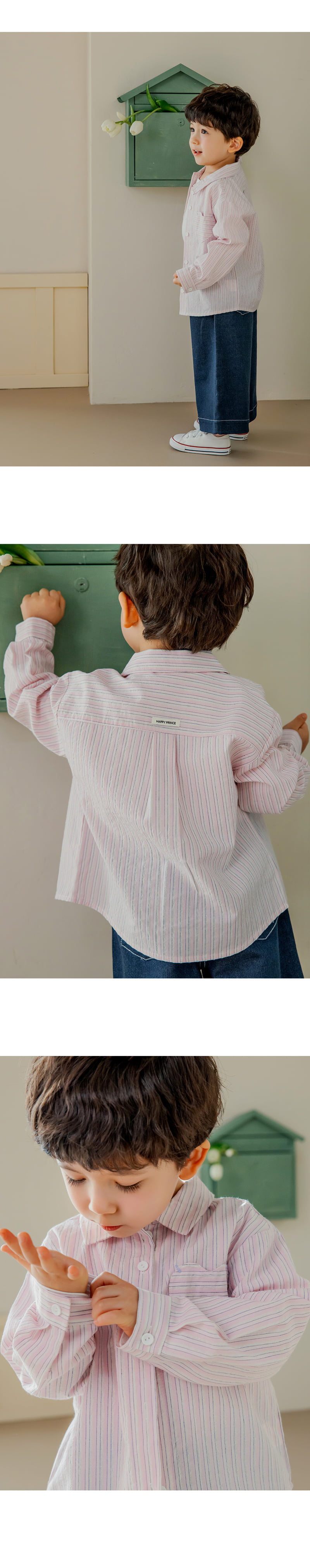 Kids Clara - Korean Baby Fashion - #babyoutfit - Elva Oversized Shirt - 6