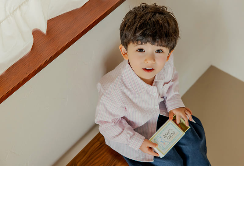 Kids Clara - Korean Baby Fashion - #babyoutfit - Elva Oversized Shirt - 7