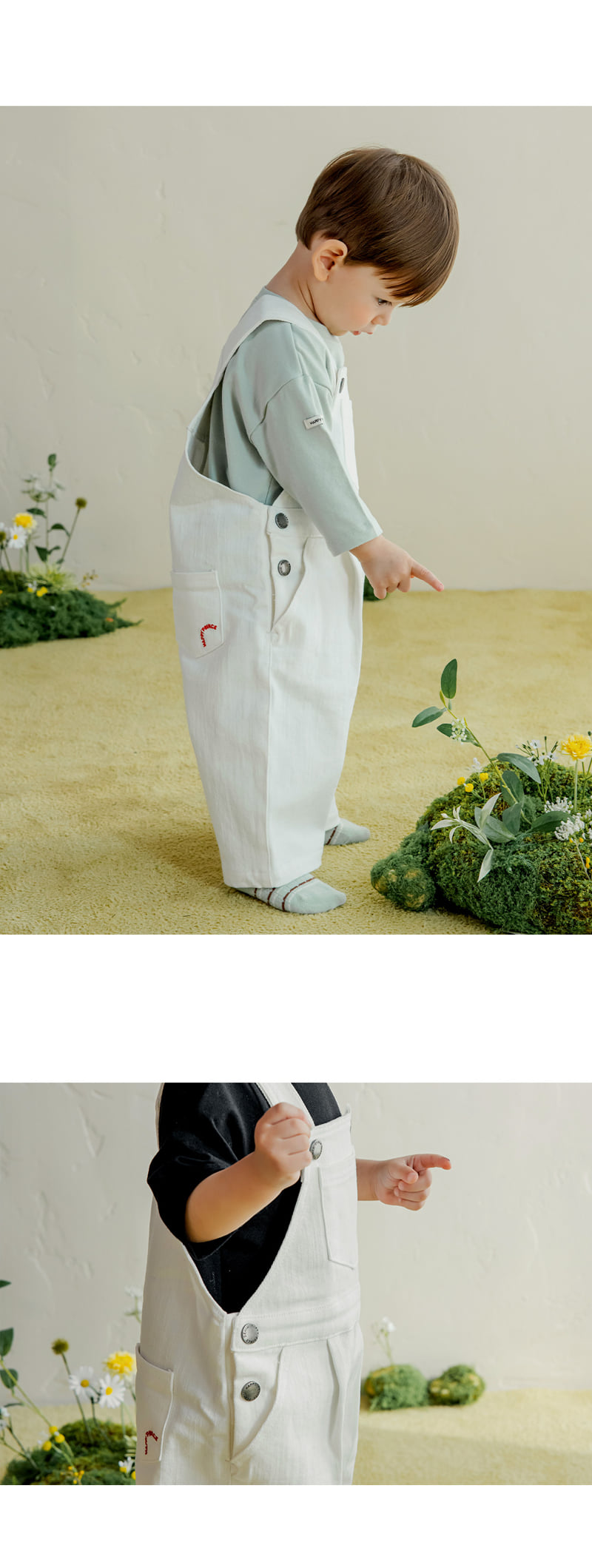 Kids Clara - Korean Baby Fashion - #babyootd - Lev Baby Overalls - 4