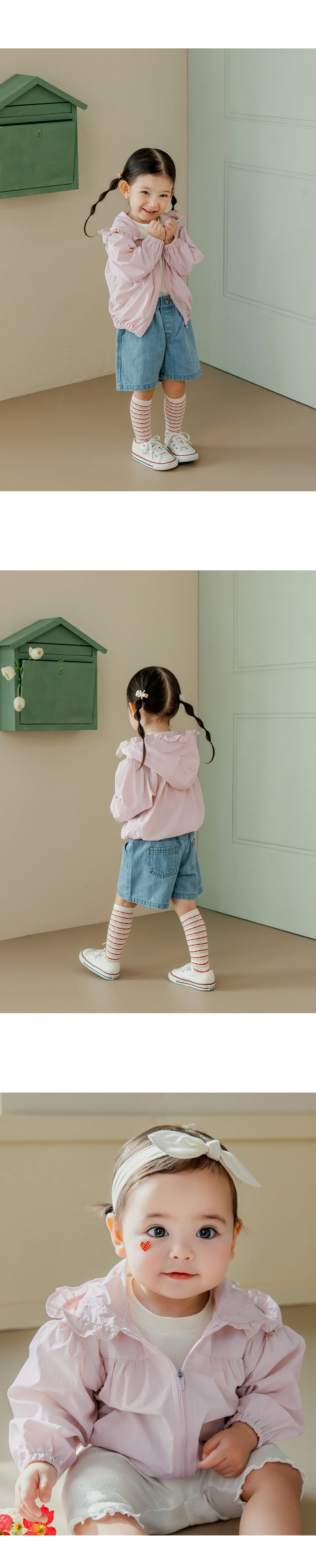 Kids Clara - Korean Baby Fashion - #babyoutfit - Lena Baby Windbreaker Jumper - 3