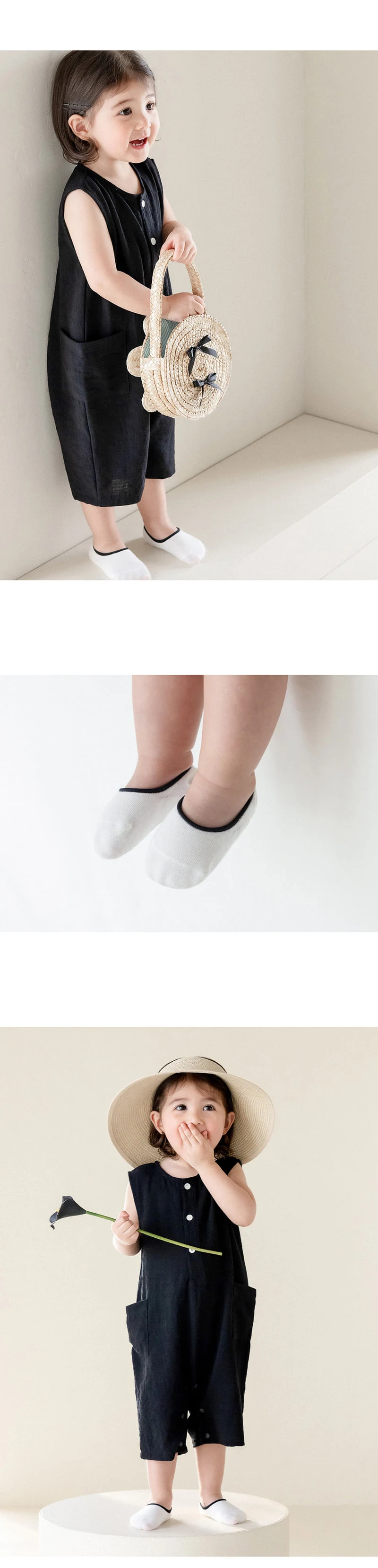 Kids Clara - Korean Baby Fashion - #babyoutfit - Dewy Baby Foot Cover Socks (set of 5) - 5