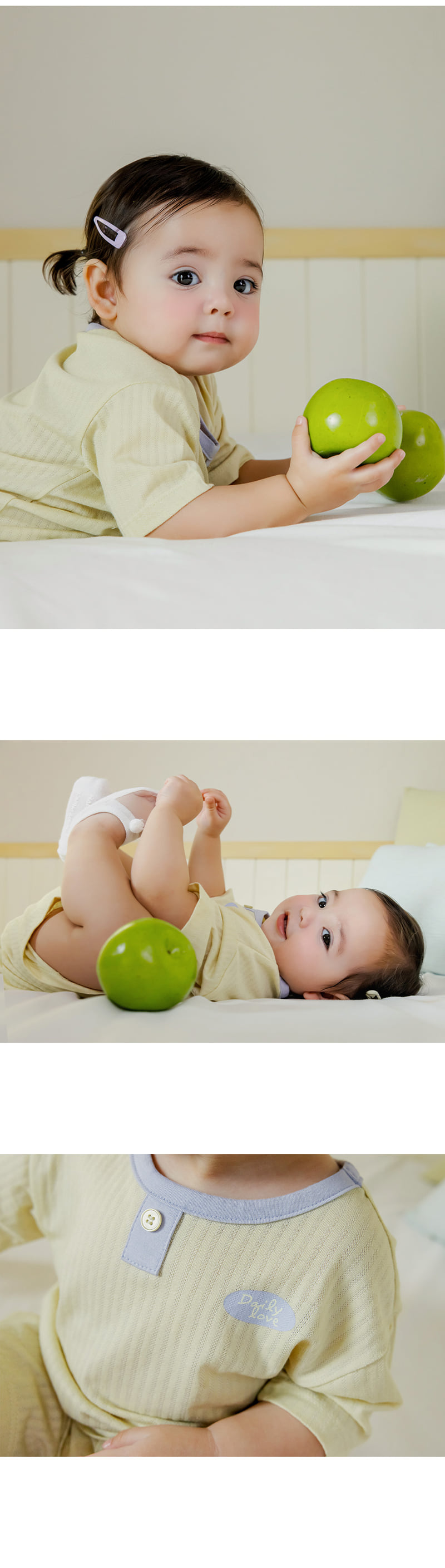 Kids Clara - Korean Baby Fashion - #babyoutfit - Leaf Baby Easywear - 5