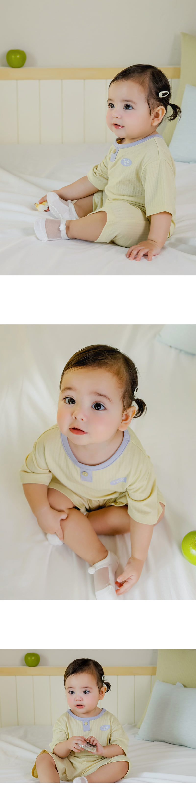 Kids Clara - Korean Baby Fashion - #babyoutfit - Leaf Baby Easywear - 6