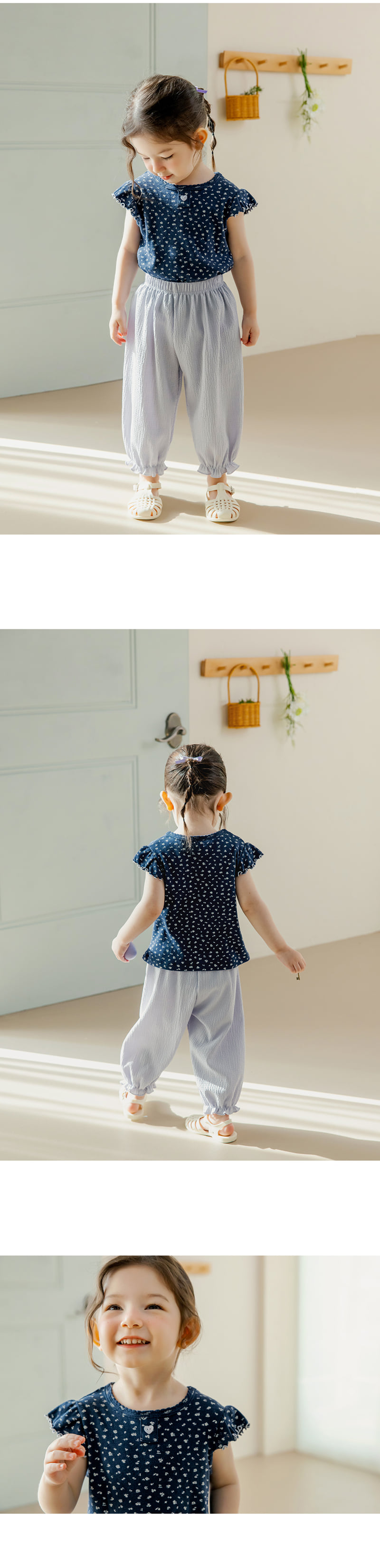Kids Clara - Korean Baby Fashion - #babyoutfit - Freda Loungewear - 3