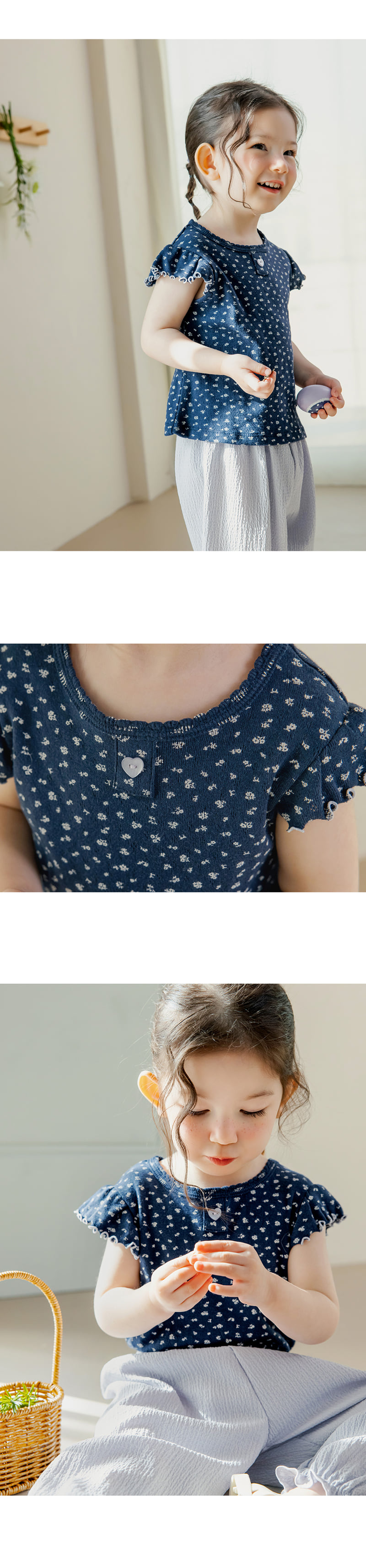 Kids Clara - Korean Baby Fashion - #babyoutfit - Freda Loungewear - 4
