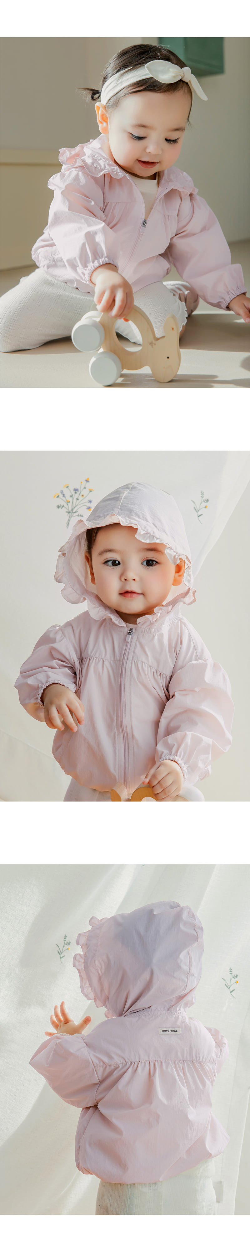 Kids Clara - Korean Baby Fashion - #babyoutfit - Lena Baby Windbreaker Jumper - 4