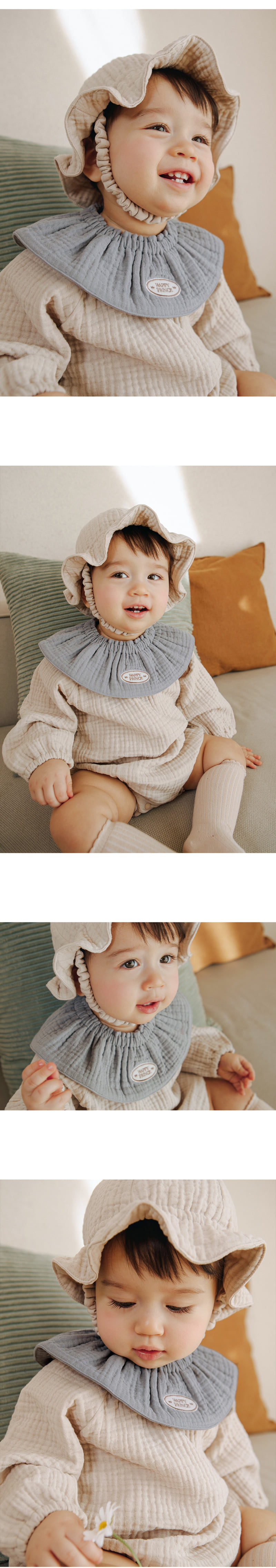 Kids Clara - Korean Baby Fashion - #onlinebabyboutique - Loving Yoru Rolling Bib (set of 5) - 9
