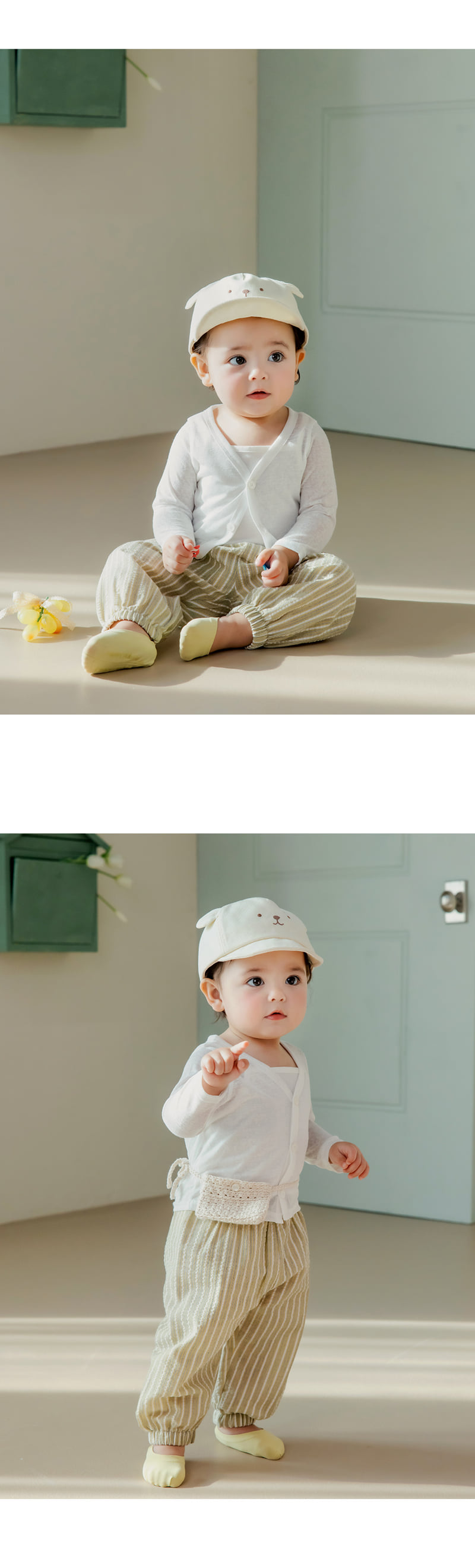Kids Clara - Korean Baby Fashion - #onlinebabyboutique - Leaf Pants - 3