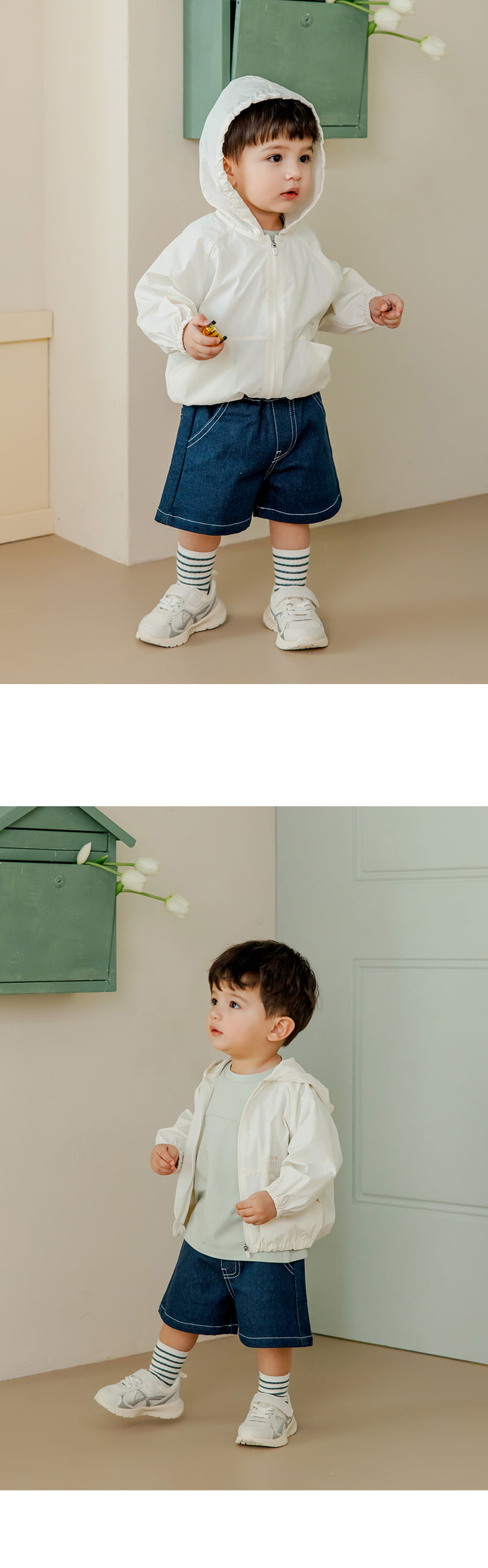 Kids Clara - Korean Baby Fashion - #onlinebabyboutique - Lennon Baby Windbreaker Jumper - 6
