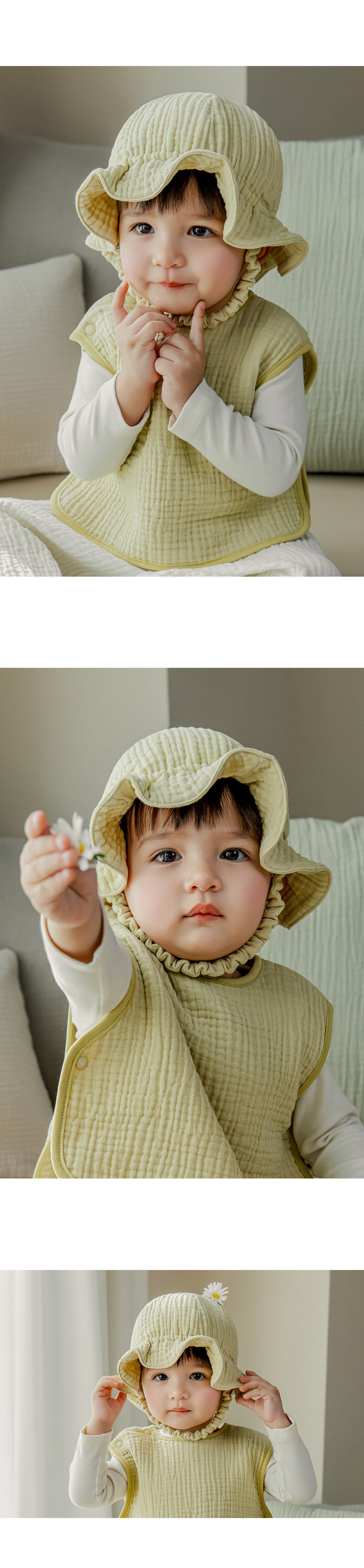 Kids Clara - Korean Baby Fashion - #onlinebabyshop - Happy Bebe Yoru Hat - 6
